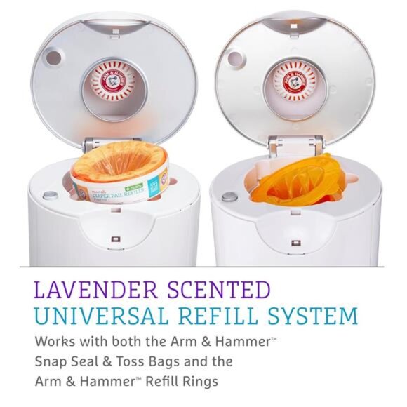 Munchkin® STEP™ Diaper Pail Powered by Arm & Hammer, #1 in Odor Control, - Picture 8 of 12